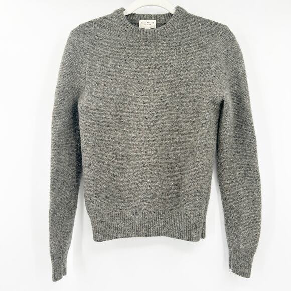 Club Monaco Womens Fall Preppy Italian Yarn Wool Blend Knit Sweater Size XS Gray - Picture 1 of 6